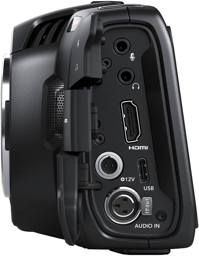 Blackmagic Design Pocket Cinema Camera 4K Bundle – Includes SanDisk Extreme Pro 64GB SDXC Card, Additional LP-E6 Battery, Dual Battery Charger, and SolidSignal Microfiber Cloth